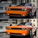 DODGE CHALLENGER 2008-2014 FARO FAROS IZQUIERDA + DERECHA PARTE DELANTERA EUROPA DIODO LUMINOSO LED VLAND 