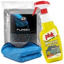 Мокрый воск 750мл Plak Hydrorep + полотенце из микрофибры 60х90см K2 Flossy