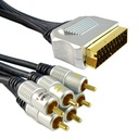 Кабель SCART EURO с 6 разъемами RCA