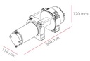 WYCIAGARKA ELÉCTRICA 12V DRAGON WINCH DWH4500HD SYNTETYCZNA WCIAGARKA 