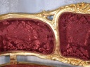 Palácová pohovka vo francúzskom štýle Zlato-Bordowa Prevažujúcy materiál drevo