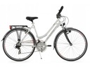 Женский треккинговый велосипед, 28 колес, туристическая подставка, багажник, освещение