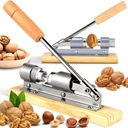 DZIADEK DO ORZECHÓW STALOWY NA PODSTAWCE ANTYPOŚLIZGOWEJ MOCNY REGULOWANY