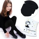 Черные колготки для девочек из микрофибры плотностью 40 ден Polskie Fenome