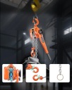 WCIAGNIK DZWIGNIOWY РУЧНИЙ 1,5 T 6 M ЛАНЦЮГ G80 PREMIUM ГАЛЬМО ОЦИНКОВАНЕ  (18844353669) фото min 7