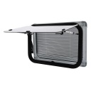 75*50CM CAMPER PUSH WINDOW ВІКНО DO КЕМПЕР Z СІТКА ПРОТИ OWADOM I PIERSCIENIEM WYKONCZENIOWYM  (18760048367) фото min 11