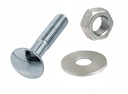 ŚRUBY ZAMKOWE M6x70 + NAKRĘTKI + PODKŁADKI POSZERZANE 10kpl