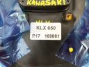 KAWASAKI KLX 650 КРИЛО ПІДКРИЛОК ЗАД КРІПЛЕННЯ НОМЕРА 35022-1281  фото 7