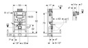 ELEMENT MONTAŻ.DUOFIX WC OMEGA 12CM H82 (SZT) Linia Duofix