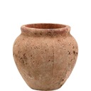 КЕРАМИЧЕСКИЙ ГОРШОК ТЕРРАКОТОВЫЙ 18x18,5 КРЫШКА КУВШИНА