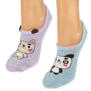 Ponožky dámske členkové ponožky vtipné 2 páry m02 36-38