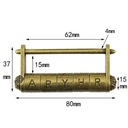 Кодовые игрушки Леонардо да Винчи Metal Cryptex loc