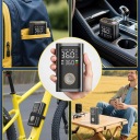 COMPRESSEUR ÉLECTRIQUE 150PSI 4000MAH LCD 4 ENGRENAGES VERS VOITURE VÉLO PILKAphoto 10