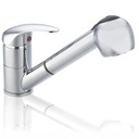 КУХОННАЯ РАКОВИНА FATTER, ПОВОРОТНЫЙ ИЗЛИК, ДЛИННЫЙ ПОВОРОТНЫЙ, ВЫДВИЖНОЙ ХРОМ