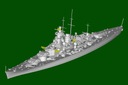 TRUMPETER 06736 1:700 German Gneisenau Battleship Stan opakowania oryginalne