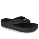 Шлепанцы женские Crocs BAYA PLATFORM FLIP BLACK