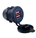 АВТОМОБИЛЬНОЕ ЗАРЯДНОЕ УСТРОЙСТВО USB 3.0 QC, РАЗЪЕМ ВКЛ./ВЫКЛ. B