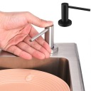 Дозатор для жидкого мыла LONG для раковины из стали inox