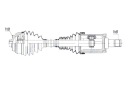 DEMI-ARBRE MENÉE BMW XDRIVE 5 GT F07 F07N 09- 7 F01 F02 F03 F04 09- CÔTÉ GAUCHEphoto 11