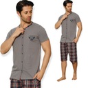 МУЖСКИЕ ШОРТЫ ПИЖАМЫ С КОРОТКИМИ РУКАВАМИ НА МОЛНИИ