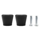 leipupa 2 шт. Тормоза для роликовых коньков, черные