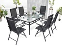 Садовая мебель набор Таблица 6+1 для балкона террасы