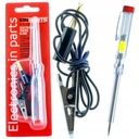TESTER NAPIĘCIA MIERNIK PRÓBNIK ŚRUBOKRĘT PROBÓWKA 6V 12V 24V + KROKODYLEK