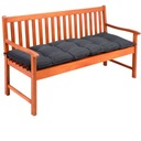 МАТРАЦ-ПОДУШКА ДЛЯ СКАМЬИ АНТРАЦИТ 145х45х8