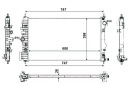 RADIATEUR MOTEUR NRF NRF 53774photo 11