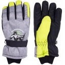 ДЕТСКИЕ ЛЫЖНЫЕ ПЕРЧАТКИ С ПЯТЬЮ ПАЛЬЦАМИ YO CLUB 8 ЛЕТ+ 16 СМ