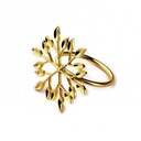 Кольцо для салфеток - Золотые листья - Салфетница