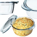 ПРОЧНАЯ ФОРМА С КРЫШКОЙ, 2,15 Л, МАЛЕНЬКАЯ, КРУГЛАЯ ДЛЯ ВЫПЕЧКИ