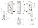 ФАРА ГАБАРИТ MASTER DUCATO СВЕТОДИОД LED LD 703 КОНТЕЙНЕР КОРОБКА BIALO КРАСНАЯ фото 3