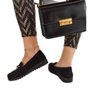 Черные туфли из экокожи Мокасины размер 38