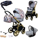 КОЛЯСКА RAF-POL COLORLUX 4в1 ЭКО КОЖА + БАЗА ISOFIX