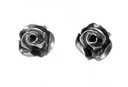 Róże srebrne kolczyki na sztyfty Kod producenta kl