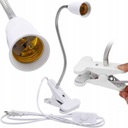 ДЕРЖАТЕЛЬ ЛАМПЫ ДЕРЖАТЕЛЬ ЛАМПОЧКИ 1xE27 + ЗАЖИМ