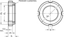 САМОКОНТРЯЩИЙСЯ ПОДШИПНИК С ШИФРОВОЙ ГАЙКОЙ M12X1