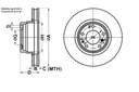 DISCOS DE FRENADO 2 PIEZAS BMW PARTE DELANTERA 7 2,5-3,5 94-01 AT 