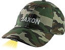 Темная камуфляжная кепка Jaxon с фонариком