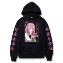 HTkeOl Demon Slayer Kanroji Mitsuri Japan Anime Printed Women Hoodies Plus Značka bez značky