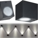 ВОДОНЕПРОНИЦАЕМЫЙ НАСТЕННЫЙ СВЕТИЛЬНИК ДЛЯ НАРУЖНОГО И ВНУТРЕННЕГО МАТОВОГО ЧЕРНОГО ОСВЕЩЕНИЯ