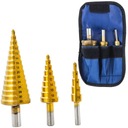 СТУПЕНЧАТЫЕ КОНИЧЕСКИЕ СВЕРЛА ДЛЯ МЕТАЛЛА, ДЕРЕВА, ПЛАСТИКА, ЛИСТА 4-32 ММ