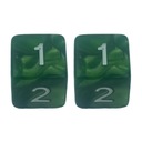 НАБОР ИЗ 2 КУБИКОВ ДЛЯ РПГ HIDDEN LAND КУБИКИ 1,6 СМ