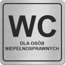Табличка на туалет ДЛЯ ИНВАЛИДОВ