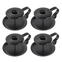 ŚWIECZNIK METALOWY CZARNY Z USZKIEM RUSTYKALNY