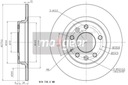 DISCO HAM. MAZDA T. 6 02- Z RECUBRIMIENTO ANTYKOROZYJNA 