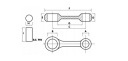 PROX ШАТУН KTM (4T) SXF 250 16-22, EXCF 250 17-23, HUSQVARNA FC 250 16-  фото 7