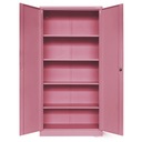 Металлический офисный шкаф в пастельных тонах JAN NOWAK JAN 185 Fresh Style: пудрово-розовый.