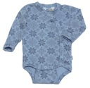 HUST&CLAIRE vlnené body s dlhým rukávom dojčenská vlna wool hrubšie 86 Dominujúca farba modrá